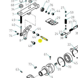 Small shaft (B106A18A-17, B106A18B-11, B106A18G-17, B106A18H-11, B106A18I-17, B106A18J-11)