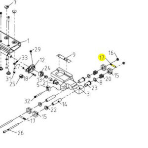 Chain pin (B106B08-17)