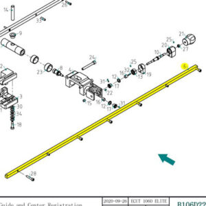 Guide rail (B106D22-6)