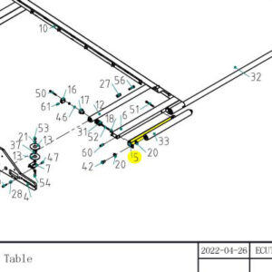 Roller connecting plate (B106M05-5)