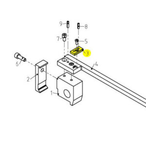 Fixing plate (B106M11-3)