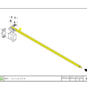 Fixing rod (B106M11-4)
